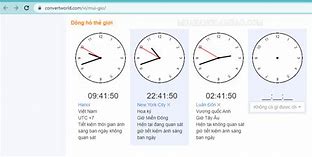 Giờ Pháp Cách Giờ Việt Nam